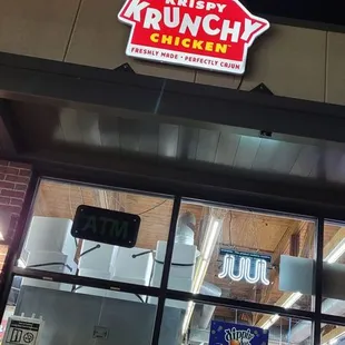 the front of krispy krunchy