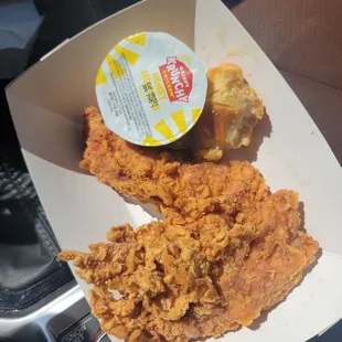 Half of my 4 piece chix tenders