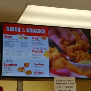 Menu 3/3 as of May 2021