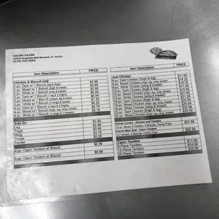 Menu as of Nov 2021 page 1
