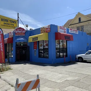 Front of store