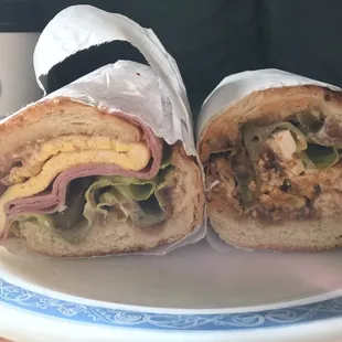 These Jamon and Chorizo breakfast sandwiches I don't think is part of the Krispy Krunchy Chicken franchise, but they are soo good!