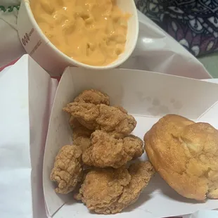 chicken wings and fried chicken, food