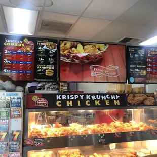 a variety of food items