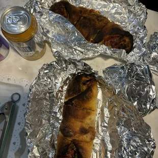 Sausage roll burnt to dog crisp