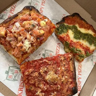 Bruschetta, marinara, krispy trio