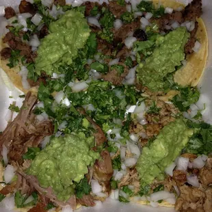 4 mini tacos, $5