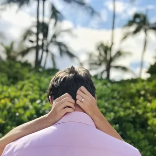 David &amp; Kassy's proposal at the Four Seasons Resort O'ahu at Ko Olina.