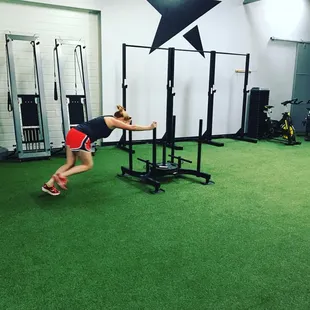 A one on one personal training session at Fitness Rangers