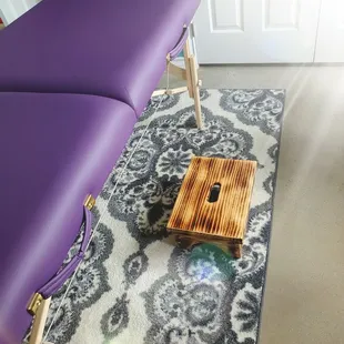 Therapy table.  Experience the comfort and support