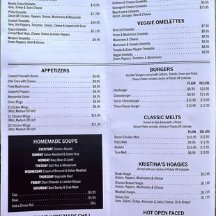 Menu (on 9/16/24)