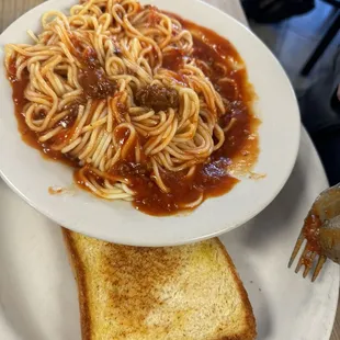 Spaghetti with meat sauce