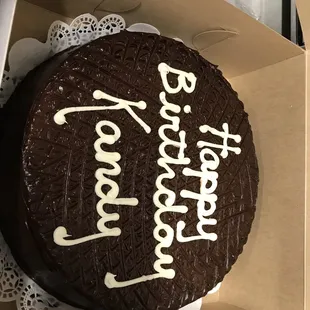 Vanilla with Chocolate Frosting