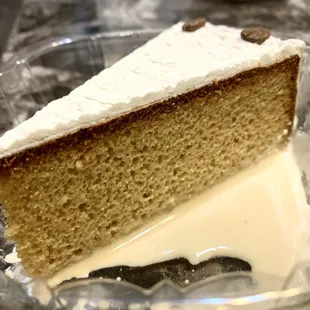 Kahlua tres leches slice
