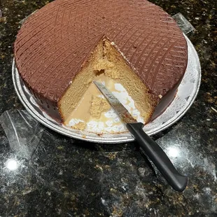 Vanilla with Chocolate Frosting