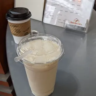 horchata and americano