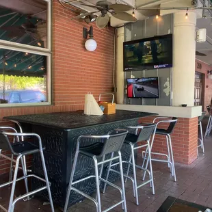 Outside patio area