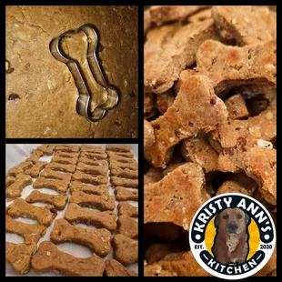 Www.Kristyannskitchen.com
Peanut butter  bacon  dog treats  
#dogtreat
#dogtreats 
#allnaturaldogtreats 
#bacon 
#peanutbutter