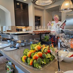 Catering  a birthday party