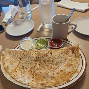 Vegetarian quesadilla