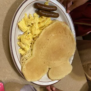 My son was SO excited when "Mickey" came out on his plate!