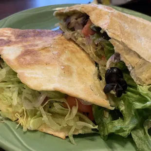A veggie &quot;wrap.&quot; Really good!