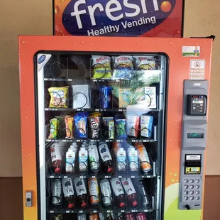 Vending machine right outside. Even offers masks