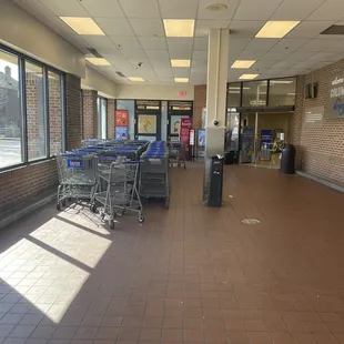empty shopping carts