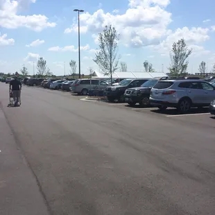 Tons of parking