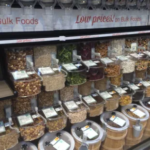 Bulk foods.