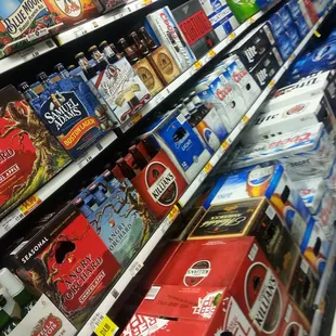 Cold juice selection
