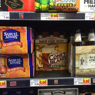 Seasonal &amp; hard root beer on sale!