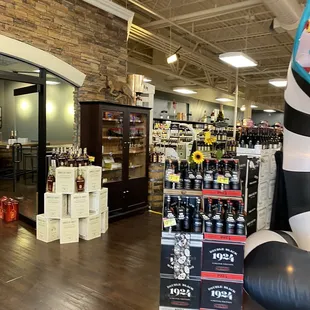 the inside of a store