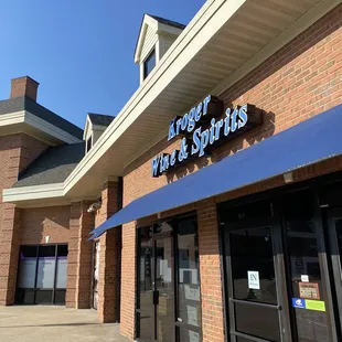 the front of the store