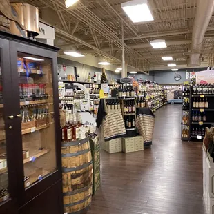 the inside of a store