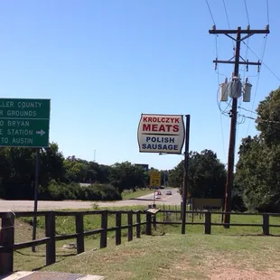 sign for krolczyk meats