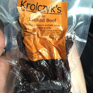 Really delicious smoky jerky!