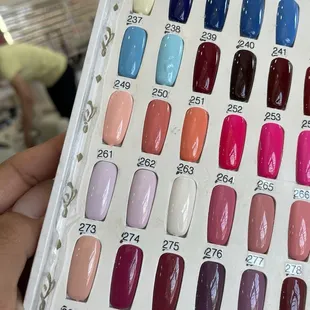 A TON of nail colors