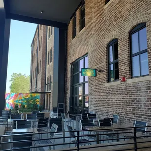 Entrance and patio