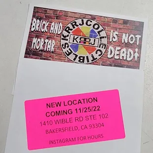 New location address