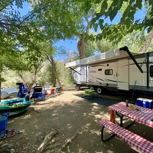 Camp site 71 with partial hook ups