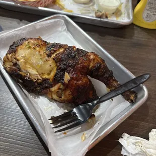 The chicken is so flavorful