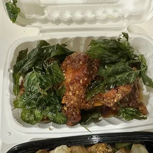 Thai style chicken wings