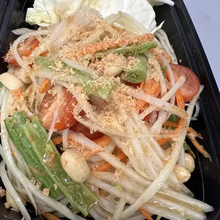 Papaya Salad.  Yummy !!