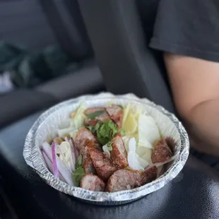 a person sitting in a car