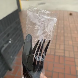 No forks or chopsticks in my order Had to walk to a McDonald's to get some from hotel.