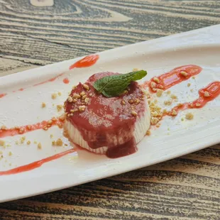 Raspberry Panna Cotta