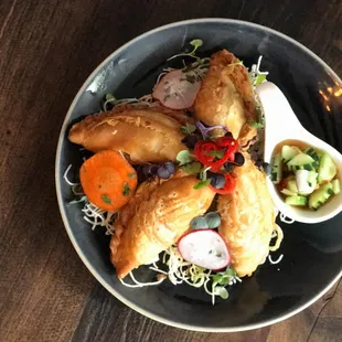 Vegan Taro Samosas