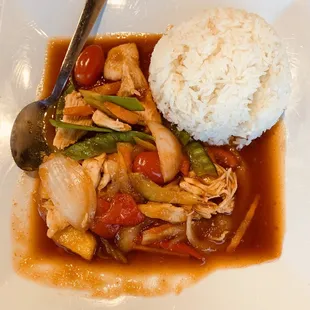 Sweet and sour chicken