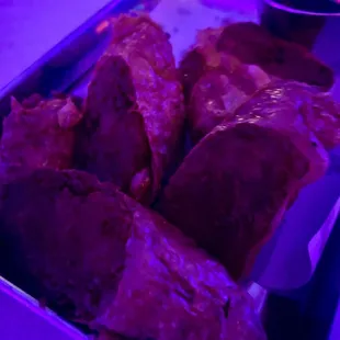 Tasty Taro cake w/sauce